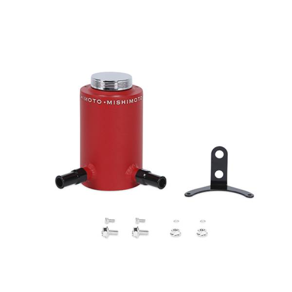 Mishimoto - Mishimoto Aluminum Power Steering Reservoir Tank - Wrinkle Red - MMRT-PSAWRD