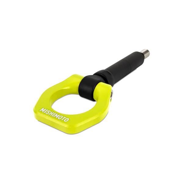 Mishimoto - Mishimoto 02-07 Subaru WRX/STI Neon Yellow Racing Front Tow Hook - MMTH-WRX-01NY