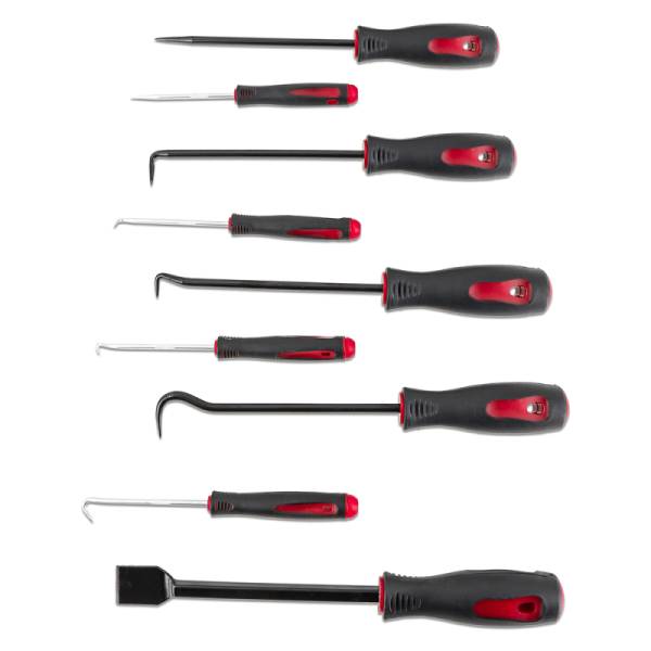 Mishimoto - Mishimoto 9pc Scraper, Hook and Pick Tool Kit - MMTL-SHP-9