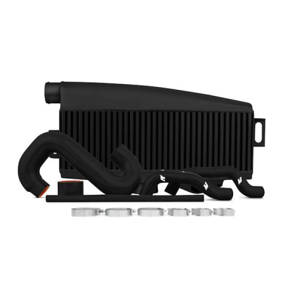 Mishimoto - Mishimoto Subaru 02-07 WRX/04-07 STi Top-Mount Intercooler Kit - Powder Coated Black & Black Hoses - MMTMIC-WRX-01BKBK