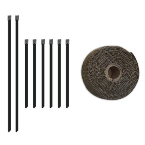 Mishimoto - Mishimoto 2 inch x 35 feet Heat Wrap with Stainless Locking Tie Set - MMTW-235