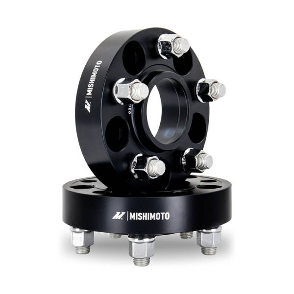 Mishimoto - Mishimoto Wheel Spacers - 5X114.3 / 70.5 / 25 / M14 - Black - MMWS-001-250BK