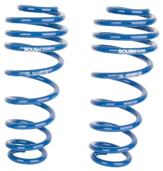 Roush - Roush 2005-2014 Ford Mustang Stage 2/3 Rear Coil Springs (For Use w/ 401296) - 401295