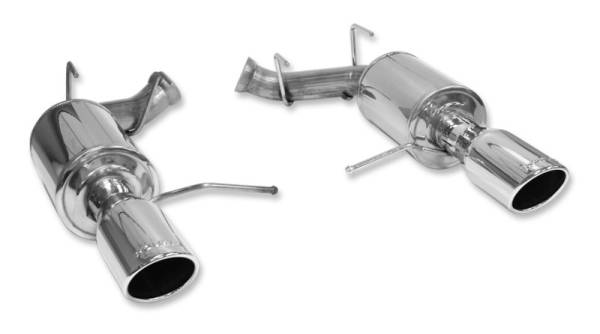 Roush - Roush 2011-2014 Ford Mustang V8 Enhanced Sound Dual Axle-Back w/ Round Tips - 421127