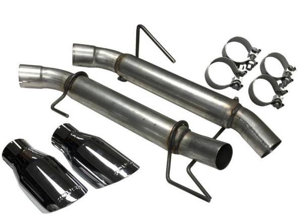 Roush - Roush 2005-2010 Ford Mustang V8 Extreme Axle-Back Exhaust Kit - 421915