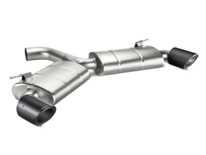 Akrapovic 13-17 Volkswagen Golf GTI (VII) Slip-On Line (Titanium) w/ Carbon Tips - MTP-VW/T/1H