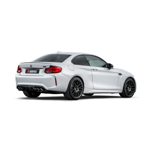 Akrapovic - Akrapovic 2018+ BMW M2 Competition/M2 CS (F87N) Slip-On Line (Titanium) w/Carbon Fiber Tips - S-BM/T/3H - Image 2