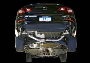 AWE Tuning - AWE Tuning VW CC Touring Edition Exhaust Dual Outlet - Diamond Black Tips - 3010-33022 - Image 2