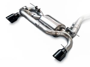 AWE Tuning BMW F22 M235i / M240i Touring Edition Axle-Back Exhaust - Diamond Black Tips (102mm) - 3010-33034