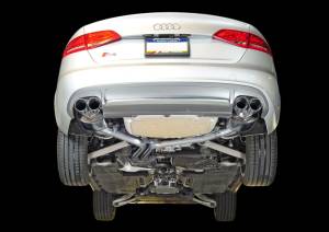 AWE Tuning Audi B8.5 S4 3.0T Touring Edition Exhaust System - Chrome Silver Tips (102mm) - 3010-42016