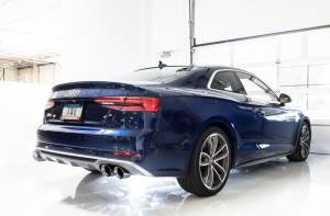 AWE Tuning - AWE Tuning Audi B9 S4 Touring Edition Exhaust - Non-Resonated (Silver 102mm Tips) - 3010-42056 - Image 3