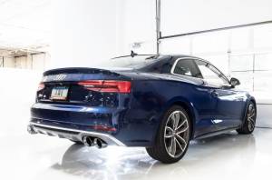 AWE Tuning - AWE Tuning Audi B9 S5 Coupe 3.0T Track Edition Exhaust - Chrome Silver Tips (102mm) - 3010-42064 - Image 3