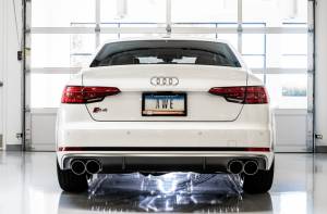 AWE Tuning - AWE Tuning Audi B9 S5 Sportback Track Edition Exhaust - Non-Resonated (Silver 102mm Tips) - 3010-42068 - Image 4