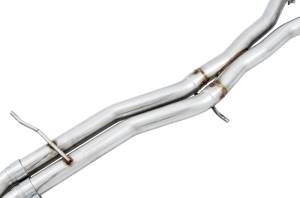 AWE Tuning - AWE Tuning Audi B9 S4 Track Edition Exhaust - Non-Resonated (Black 102mm Tips) - 3010-43048 - Image 3