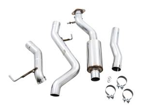 AWE Tuning - AWE Tuning 2021+ Ford Bronco 0FG Exhaust (No Tips) w/ Bash Guard - 3015-21000 - Image 4