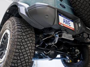 AWE Tuning - AWE Tuning 2021+ Ford Bronco 0FG Exhaust (No Tips) w/ Bash Guard - 3015-21000 - Image 5