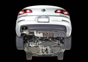 AWE Tuning - AWE Tuning VW CC 2.0T Touring Edition Performance Exhaust - Chrome Silver Tips - 3015-22014 - Image 2