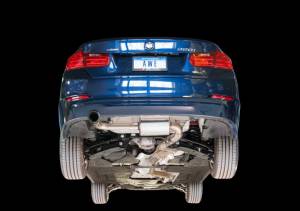 AWE Tuning - AWE Tuning BMW F30 320i Touring Exhaust w/Performance Mid Pipe - Chrome Silver Tip (90mm) - 3015-22042 - Image 4