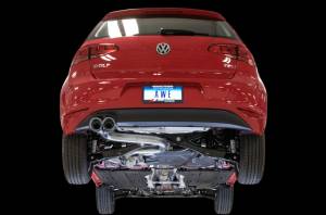 AWE Tuning - AWE Tuning VW MK7 Golf 1.8T Touring Edition Exhaust w/Chrome Silver Tips (90mm) - 3015-22052 - Image 2