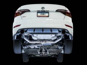 AWE Tuning - AWE Tuning 18-21 Volkswagen Jetta GLI Mk7 Track Exhaust - Chrome Silver Tips (Fits High-Flow DP) - 3015-22068 - Image 7