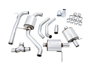 AWE Tuning - AWE Tuning 18-21 Volkswagen Jetta GLI Mk7 Touring Exhaust - Chrome Silver Tips (Fits High-Flow DP) - 3015-22070 - Image 6