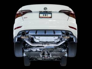 AWE Tuning - AWE Tuning 18-21 Volkswagen Jetta GLI Mk7 Touring Exhaust - Chrome Silver Tips (Fits High-Flow DP) - 3015-22070 - Image 7