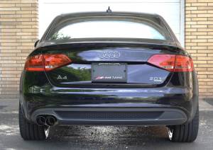 AWE Tuning - AWE Tuning Audi B8 A4 Touring Edition Exhaust - Single Side Diamond Black Tips - 3015-23010 - Image 2