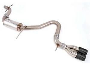 AWE Tuning MK6 Jetta TDI Touring Edition Exhaust - Diamond Black Tips - 3015-23026