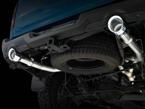 AWE Tuning - AWE Tuning 09-18 RAM 1500 5.7L (w/Cutouts) 0FG Dual Rear Exit Cat-Back Exhaust - Chrome Silver Tips - 3015-32002 - Image 11