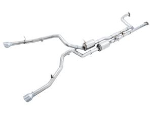 AWE Tuning 2021 RAM 1500 TRX 0FG Cat-Back Exhaust - Chrome Silver Tips - 3015-32004