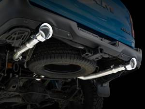 AWE Tuning - AWE Tuning 19-21 RAM 1500 5.7L (w/Cutouts) 0FG Dual Rear Exit Cat-Back Exhaust - Chrome Silver Tips - 3015-32005 - Image 5