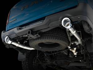 AWE Tuning - AWE Tuning 19-21 RAM 1500 5.7L (w/Cutouts) 0FG Dual Rear Exit Cat-Back Exhaust - Chrome Silver Tips - 3015-32005 - Image 11