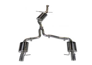 AWE Tuning Audi B8.5 All Road Touring Edition Exhaust - Dual Outlet Polished Silver Tips - 3015-32016