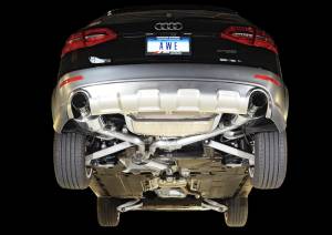 AWE Tuning - AWE Tuning Audi B8.5 All Road Touring Edition Exhaust - Dual Outlet Polished Silver Tips - 3015-32016 - Image 2