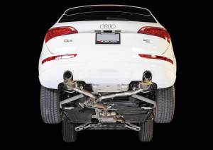 AWE Tuning - AWE Tuning Audi 8R Q5 2.0T Touring Edition Exhaust - Polished Silver Tips - 3015-32026 - Image 2