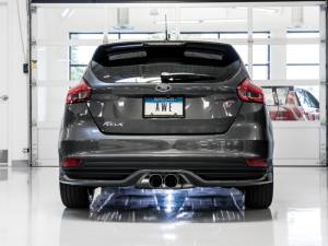 AWE Tuning - AWE Tuning Ford Focus ST Touring Edition Cat-back Exhaust - Non-Resonated - Chrome Silver Tips - 3015-32092 - Image 4