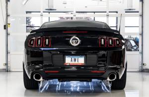 AWE Tuning - AWE Tuning S197 Mustang GT Axle-back Exhaust - Touring Edition (Chrome Silver Tips) - 3015-32094 - Image 4