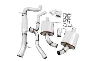 AWE Tuning - AWE Tuning VW MK7 Golf Alltrack/Sportwagen 4Motion Touring Edition Exhaust - Polished Silver Tips - 3015-32098 - Image 3