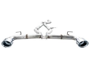 AWE Tuning - AWE Tuning 2020 Toyota Supra A90 Track Edition Exhaust - 5in Chrome Silver Tips - 3015-32116 - Image 3