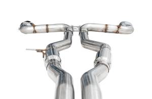 AWE Tuning - AWE Tuning 2020 Toyota Supra A90 Track Edition Exhaust - 5in Chrome Silver Tips - 3015-32116 - Image 4