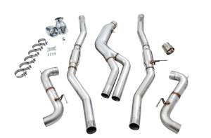 AWE Tuning - AWE Tuning 2020 Toyota Supra A90 Track Edition Exhaust - 5in Chrome Silver Tips - 3015-32116 - Image 5