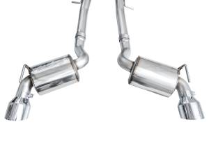 AWE Tuning - AWE 2023 Nissan Z RZ34 RWD Touring Edition Catback Exhaust System w/ Chrome Silver Tips - 3015-32400 - Image 3