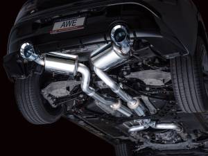 AWE Tuning - AWE 2023 Nissan Z RZ34 RWD Touring Edition Catback Exhaust System w/ Chrome Silver Tips - 3015-32400 - Image 16