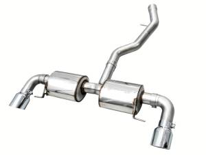 AWE 19-23 BMW 330i / 21-23 BMW 430i Base G2X Touring Axle Back Exhaust - Chrome Silver - 3015-32429