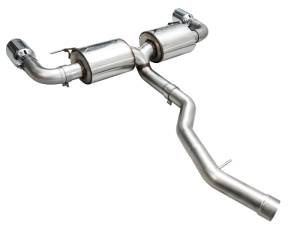 AWE Tuning - AWE 19-23 BMW 330i / 21-23 BMW 430i Base G2X Touring Axle Back Exhaust - Chrome Silver - 3015-32429 - Image 2