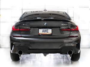 AWE Tuning - AWE 19-23 BMW 330i / 21-23 BMW 430i Base G2X Touring Axle Back Exhaust - Chrome Silver - 3015-32429 - Image 10