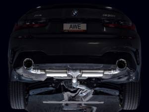 AWE Tuning - AWE 19-23 BMW 330i / 21-23 BMW 430i Base G2X Touring Axle Back Exhaust - Chrome Silver - 3015-32429 - Image 12