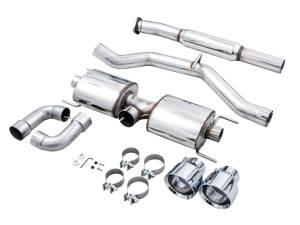 AWE Tuning - AWE Subaru BRZ/ Toyota GR86/ Toyota 86 Touring Edition Cat-Back Exhaust- Chrome Silver Tips - 3015-32486 - Image 4