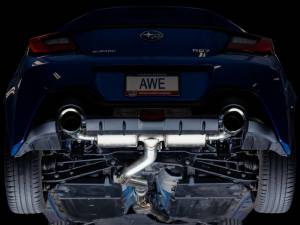 AWE Tuning - AWE Subaru BRZ/ Toyota GR86/ Toyota 86 Touring Edition Cat-Back Exhaust- Chrome Silver Tips - 3015-32486 - Image 7