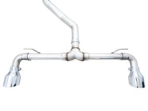 AWE Tuning - AWE 2022 VW GTI MK8 Touring Edition Exhaust - Chrome Silver Tips - 3015-32658 - Image 6